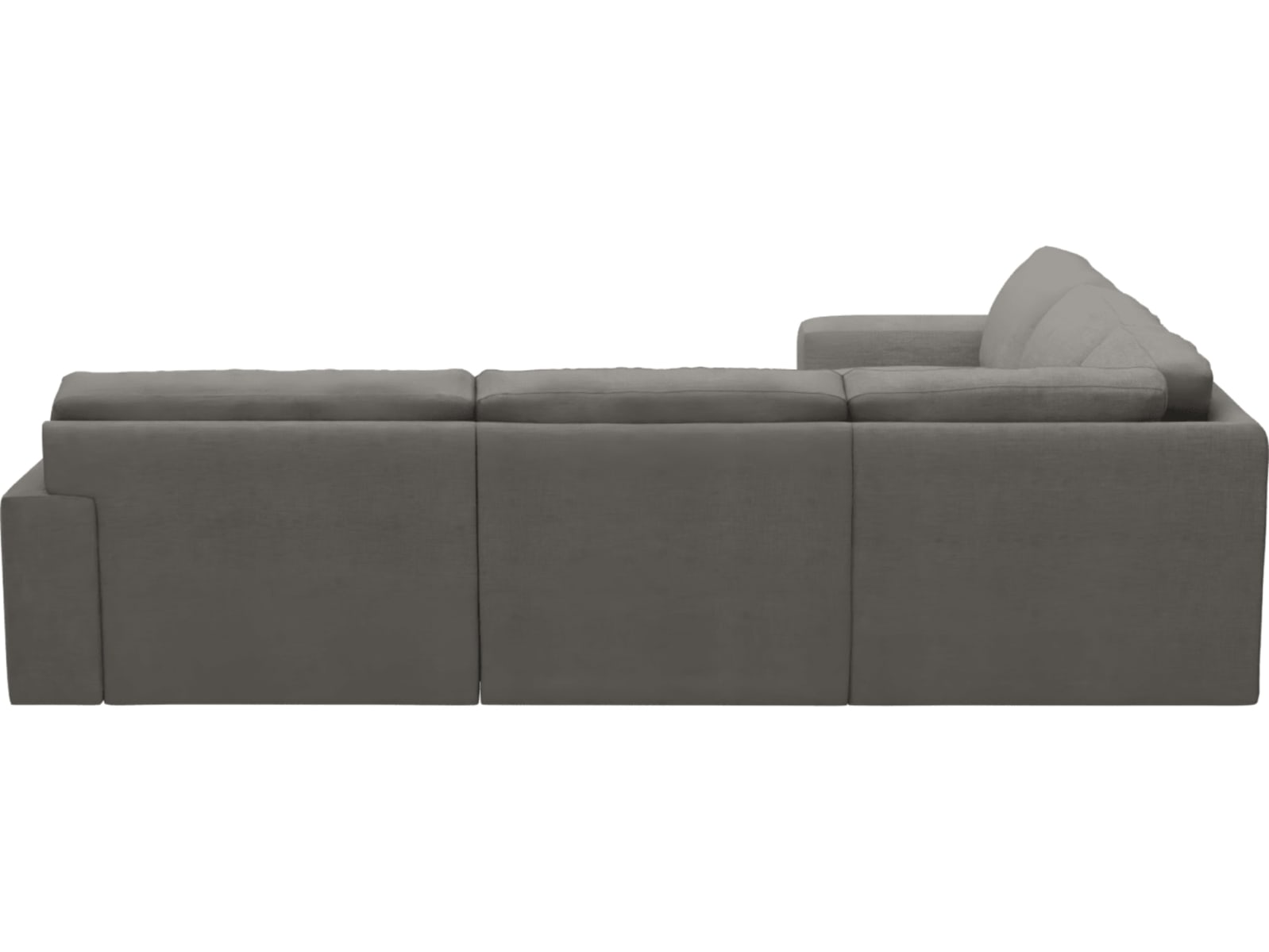 Monica Isla Soft Grey Corner Sofa - 5 Seater color Isla Soft Grey