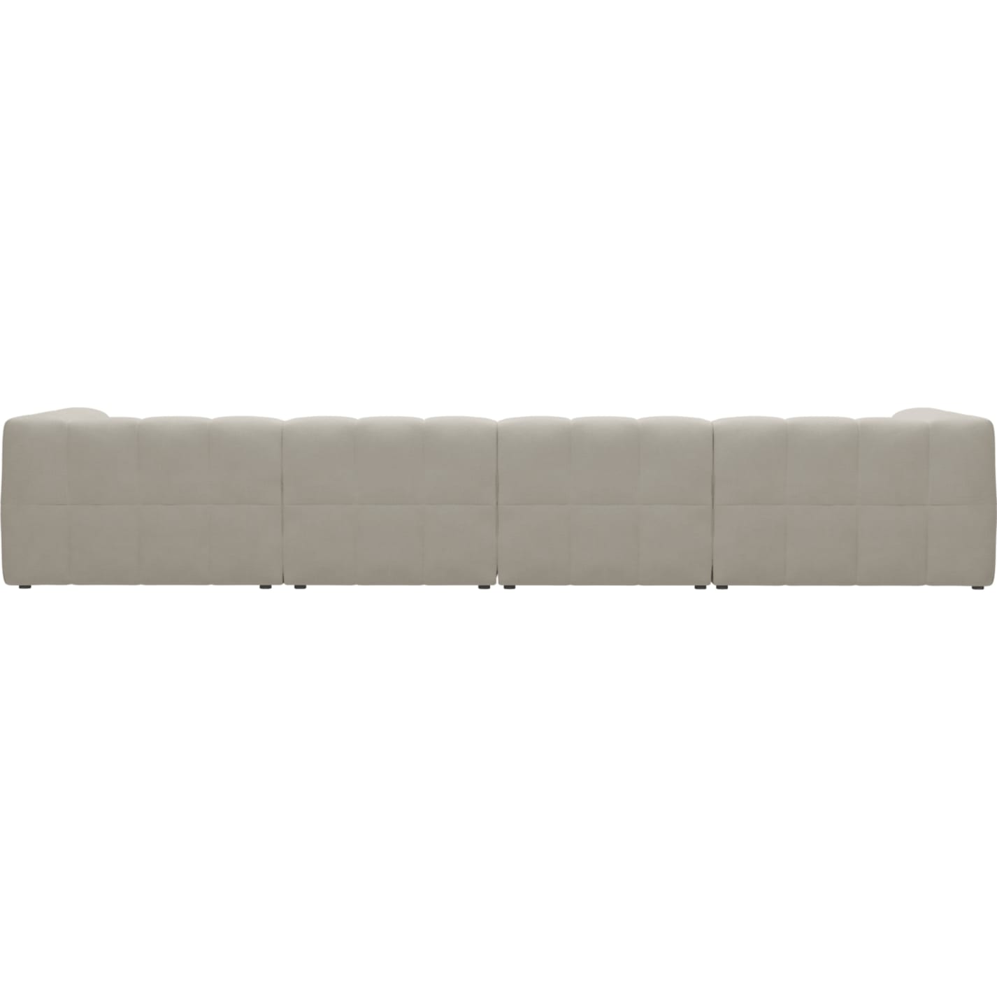 Lucello Toorak Pearl Modular Sofa with Ottoman - 5 Piece color Toorak Pearl