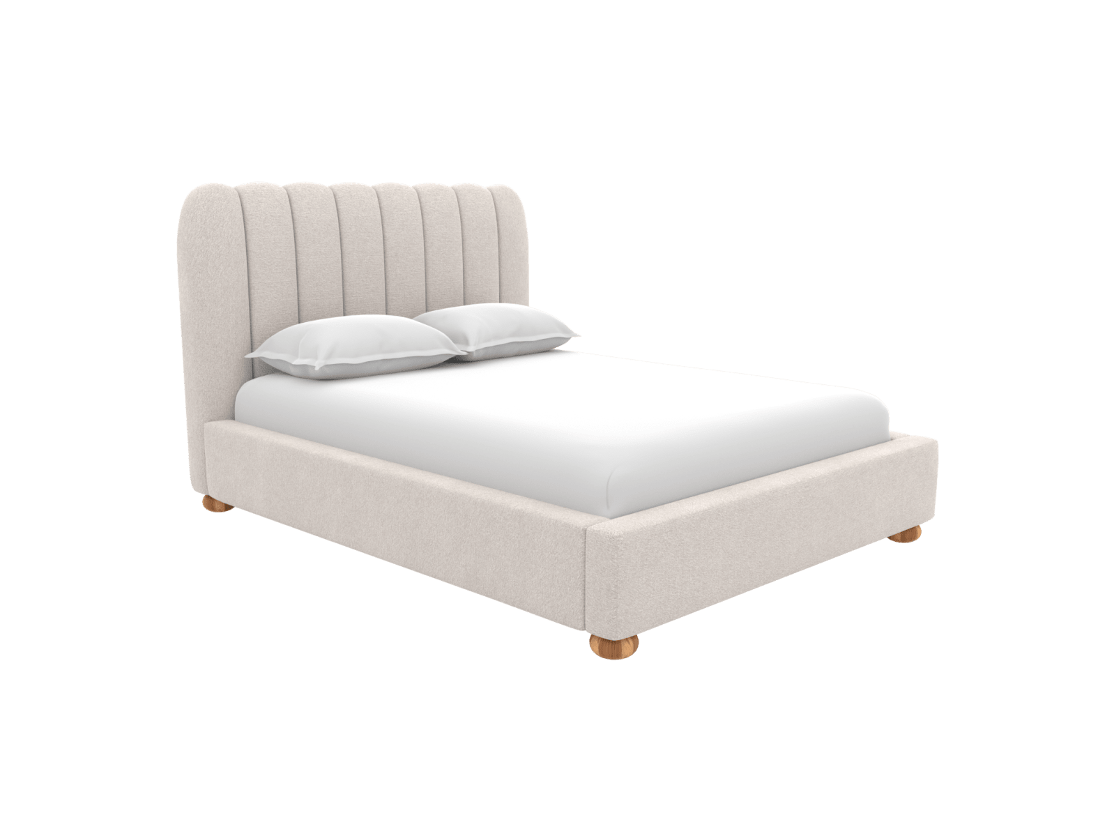 Maeve Bed Toorak Pearl color Toorak Pearl