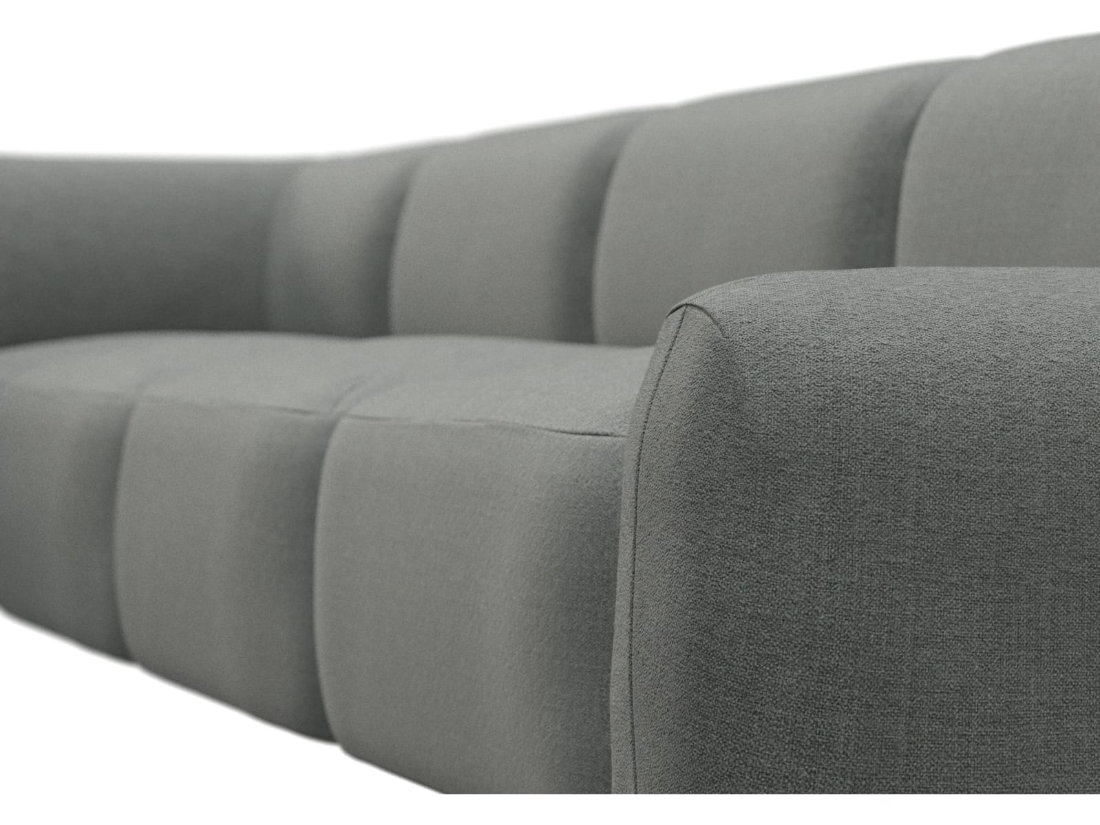 Beckett Tribute Storm Modular Sofa - 7 Piece color Tribute Storm