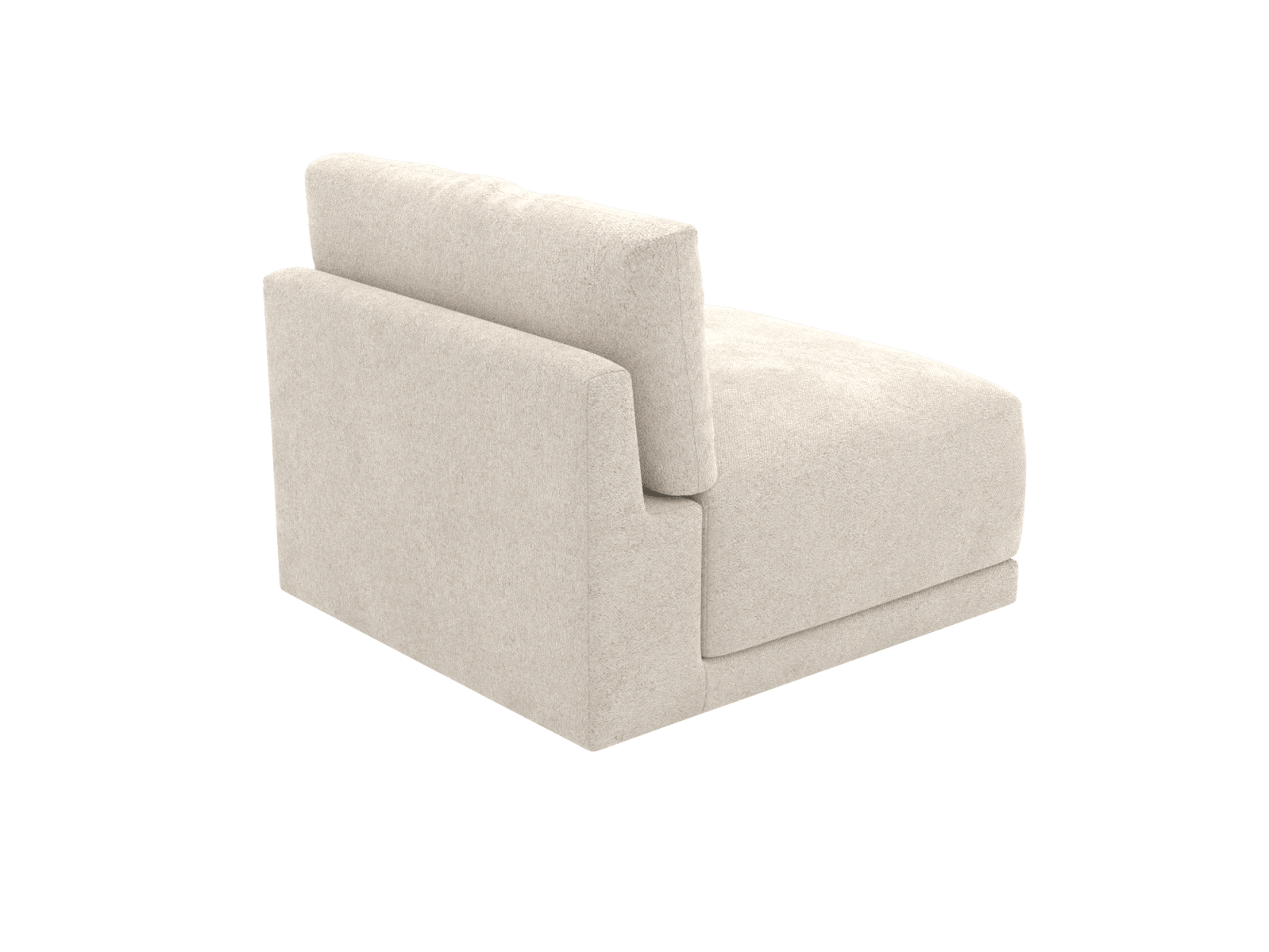 Haven Avon Mineral 1 Seater Armless Sofa Module color Avon Mineral