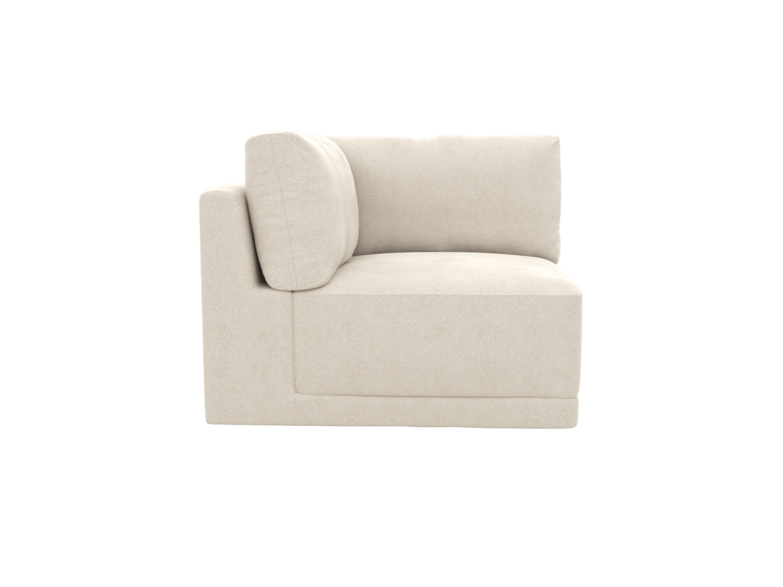 Haven Muse Flax Corner Sofa Module color Muse Flax