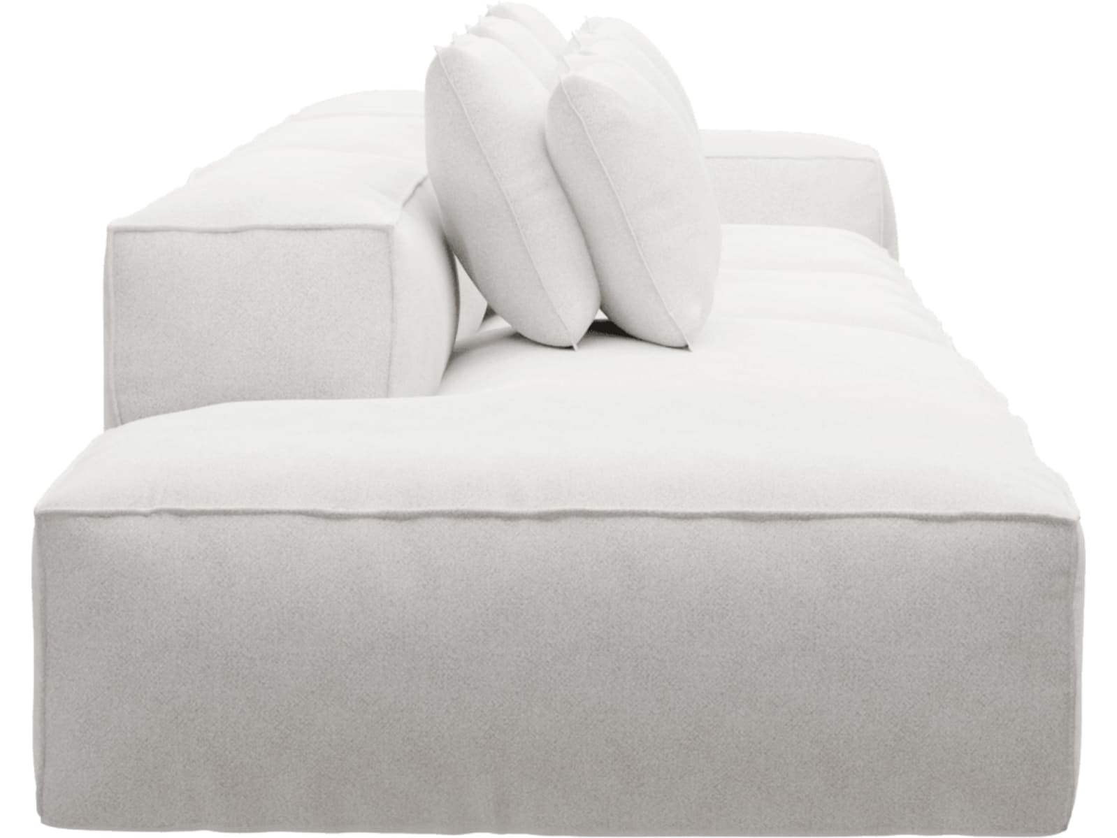 Riley Noa Fog Modular Sofa - 1x Arm, 2x Armless, 1x Left Terminal color Noa Fog