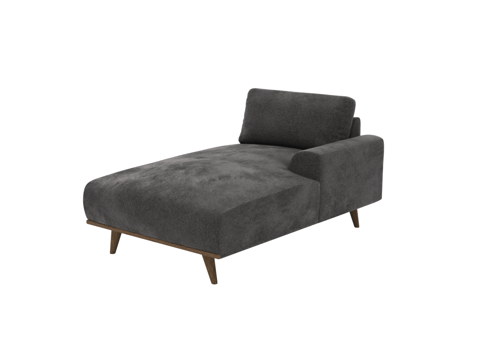 Dane California Charcoal Chaise Right Arm Facing Sofa Module color California Charcoal