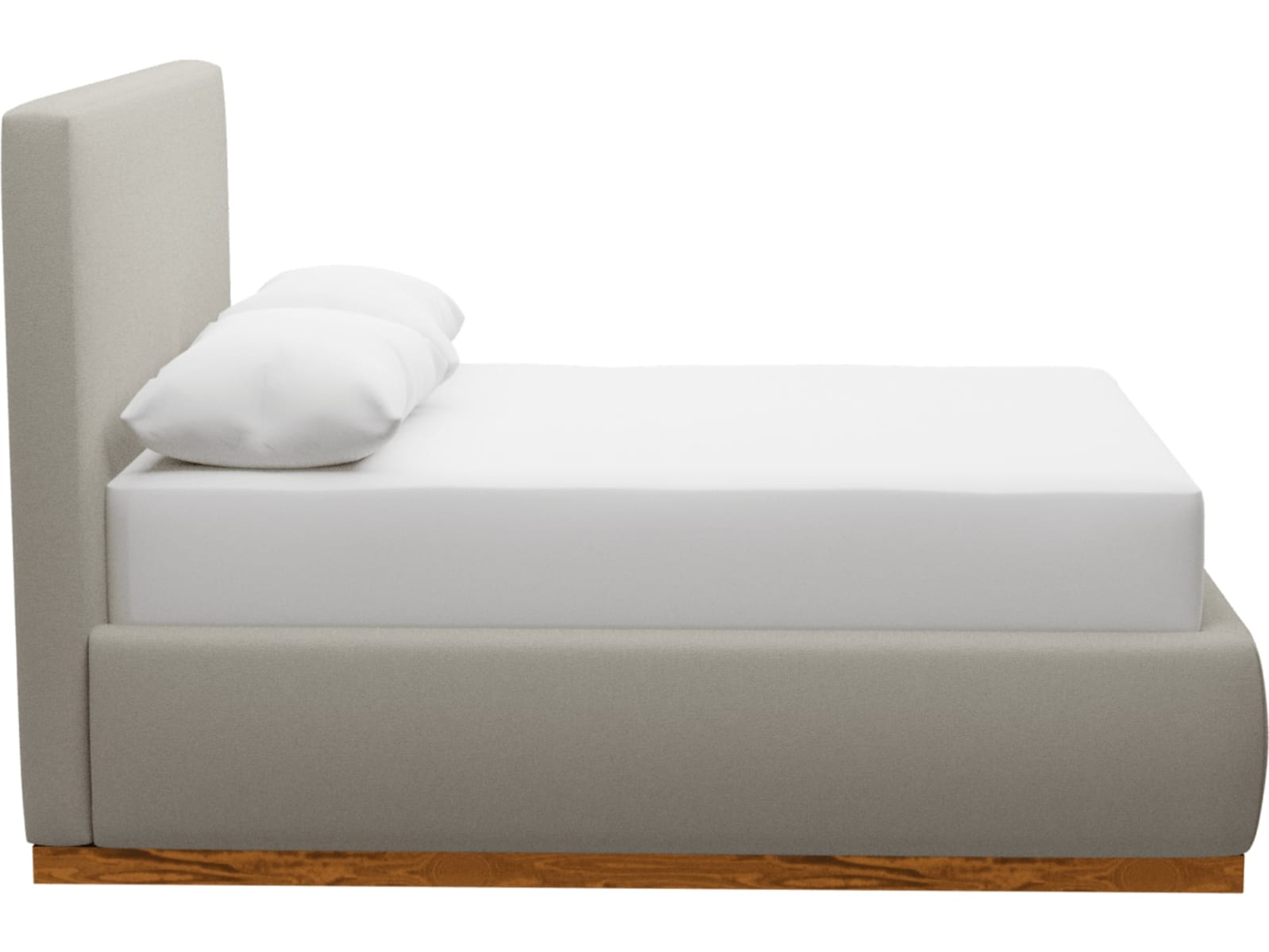 Haven Dark Gas Lift Bed View Cream color View Cream