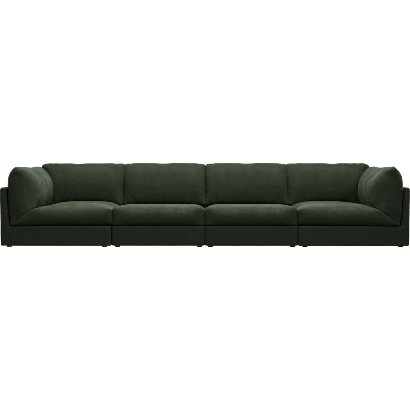 Finley Muse Forest Modular Sofa - 4 Seater color Muse Forest