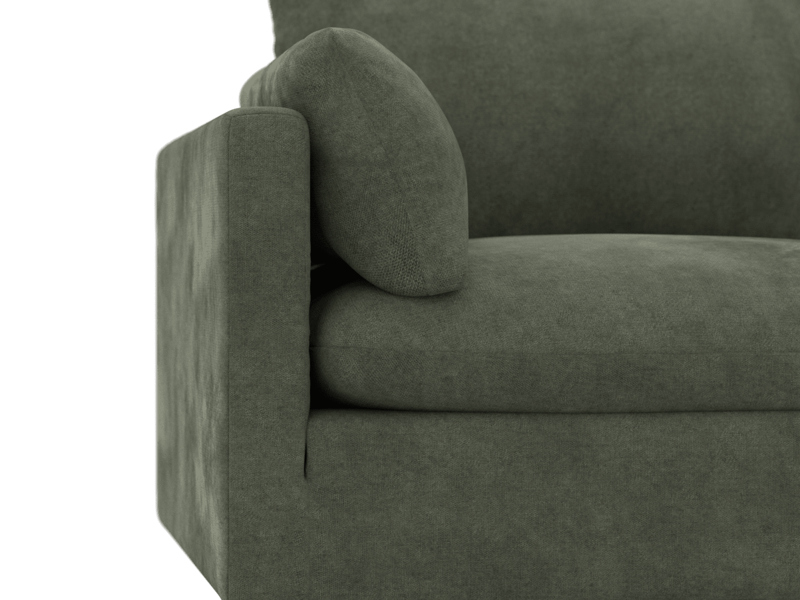 Willow Muse Forest Modular Sofa - 5 Seater RAF Terminal color Muse Forest
