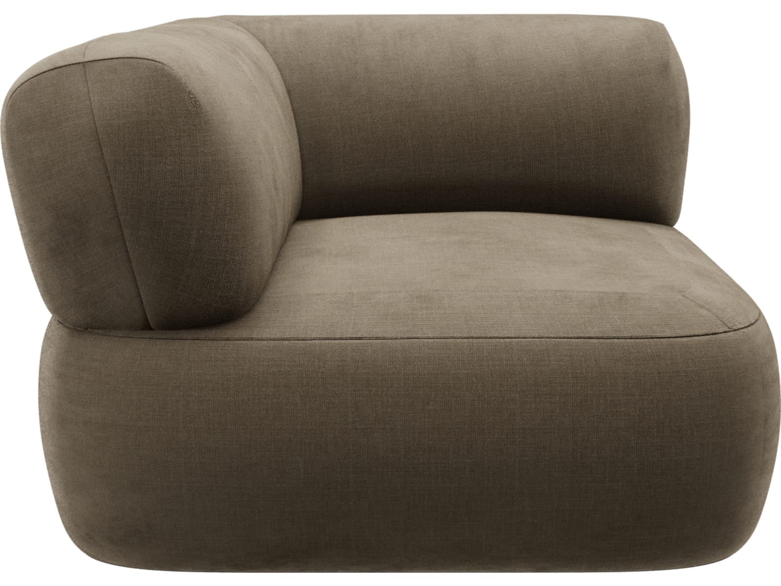 Beckett Tribute Walnut Sofa Module Corner color Tribute Walnut