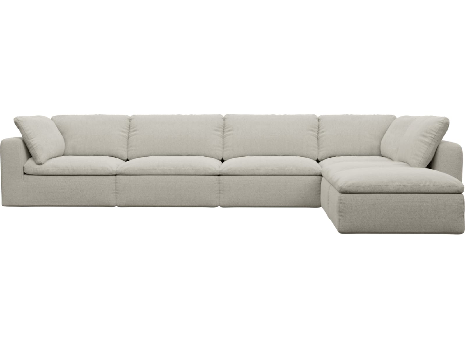 Cloud Deep Noa Desert Modular Sofa - 6 Piece color Noa Desert