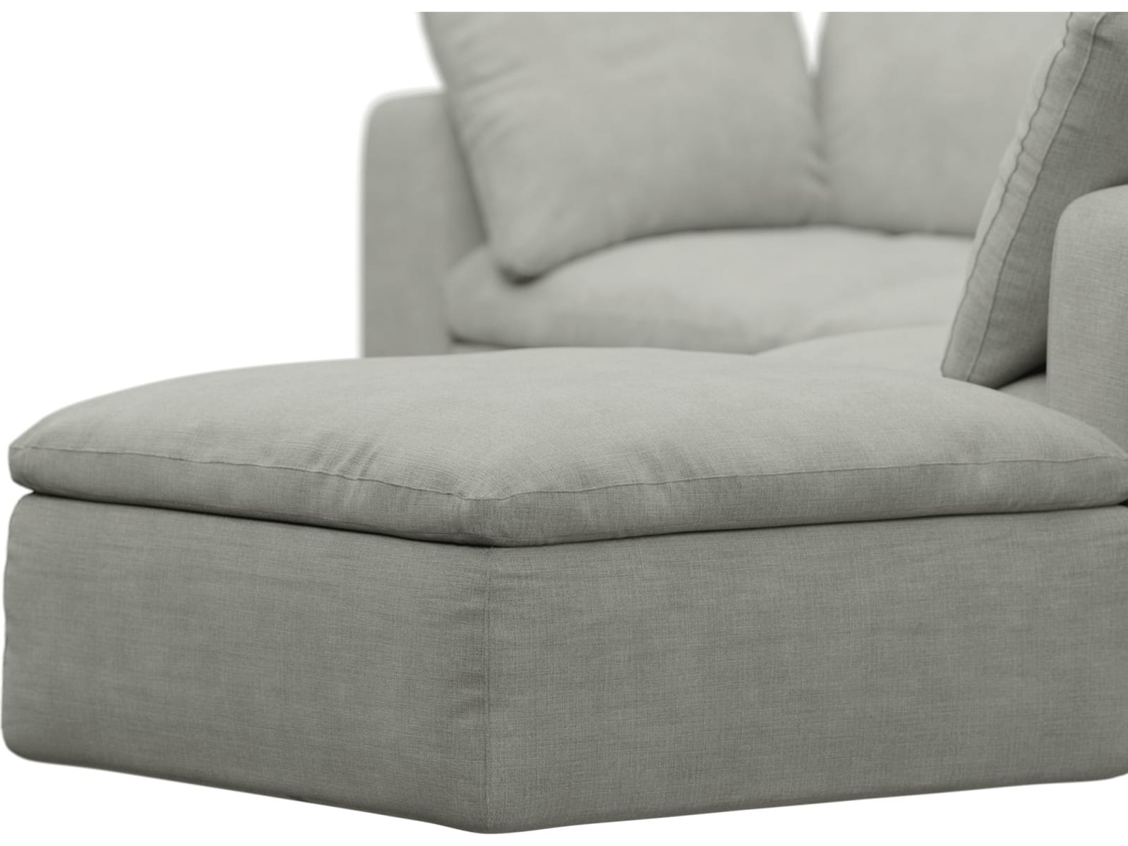 Cloud Toorak Pebble Modular Sofa - 5 Piece color Toorak Pebble