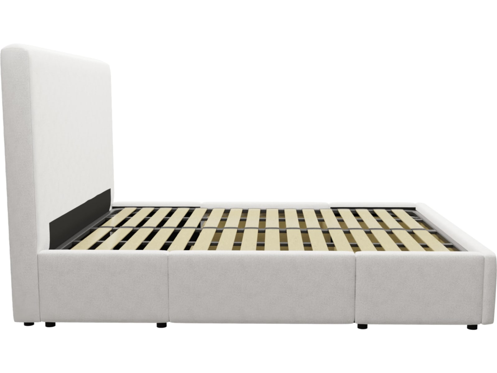 Aria Drawer Bed Noa Fog color Noa Fog