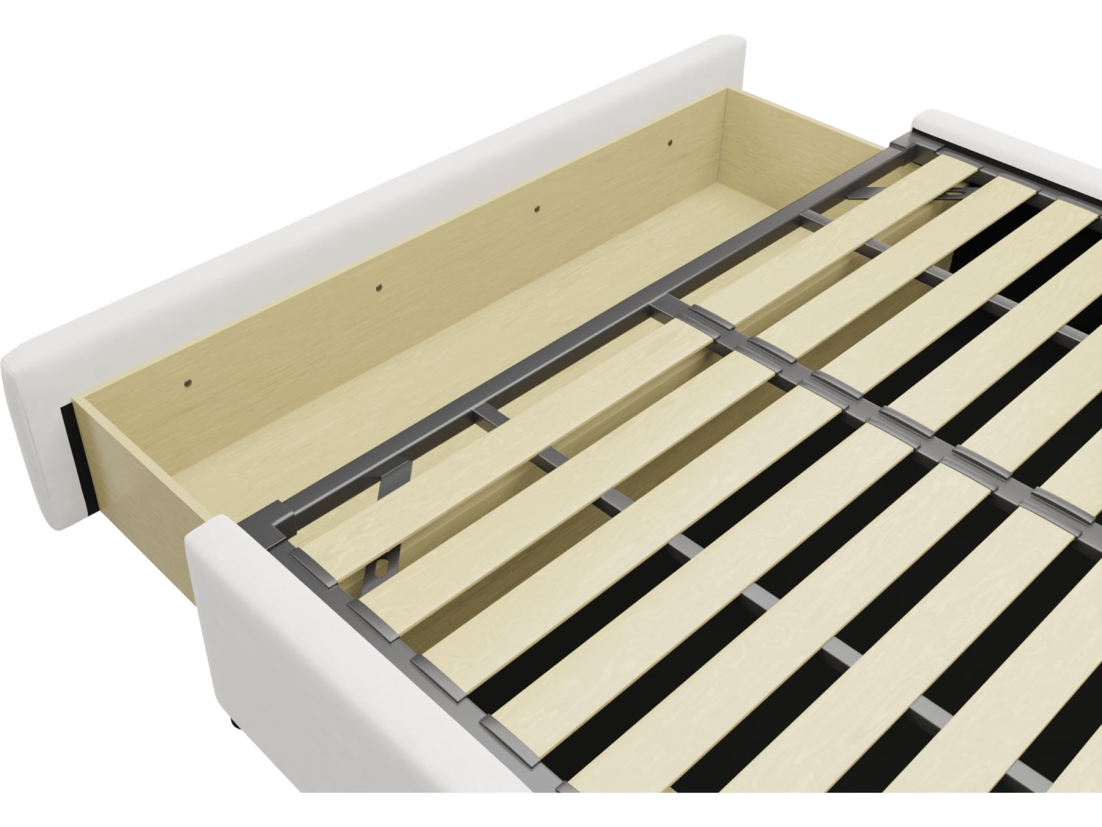 Aria Drawer Bed Muse Frost color Muse Frost