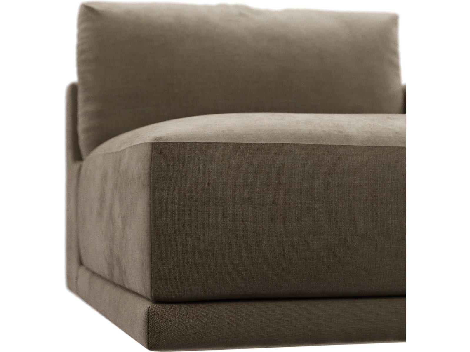 Haven Tribute Walnut Right Arm Facing Chair Sofa Module color Tribute Walnut