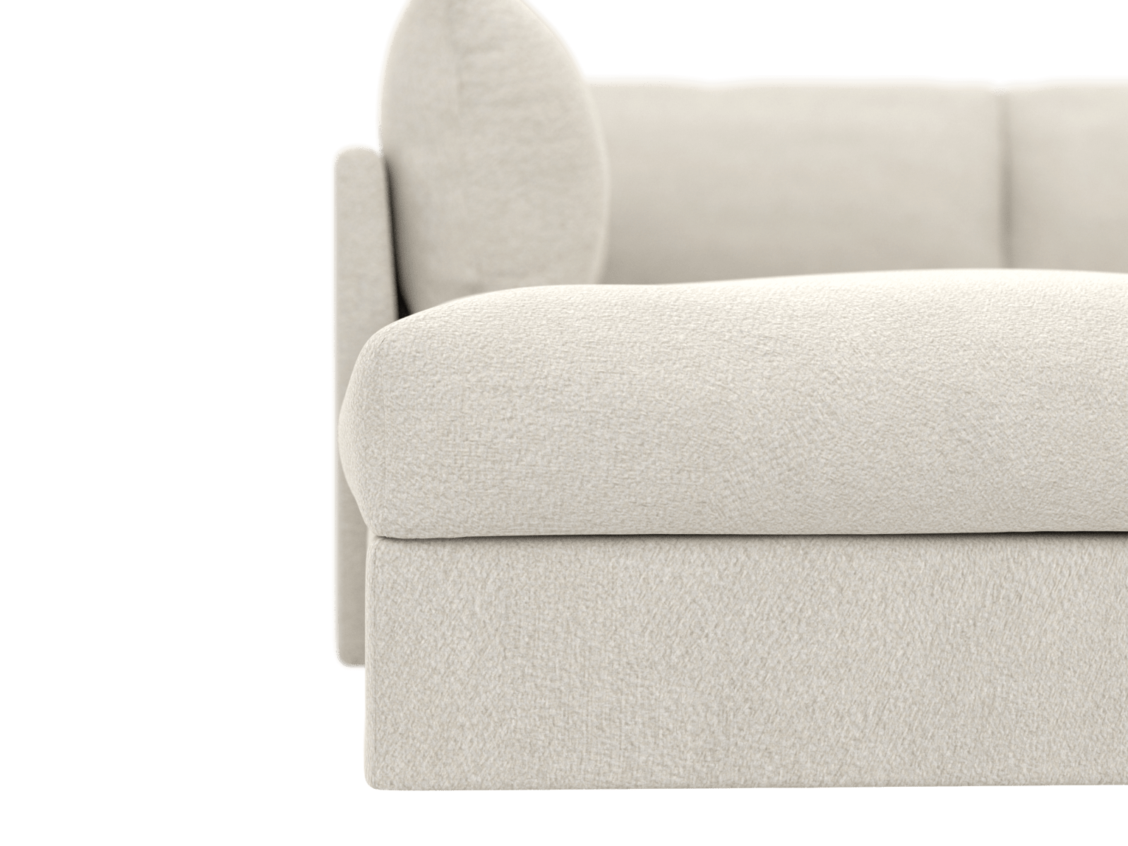Finley California Ivory Modular Sofa - 5 Seater LAF Terminal color California Ivory