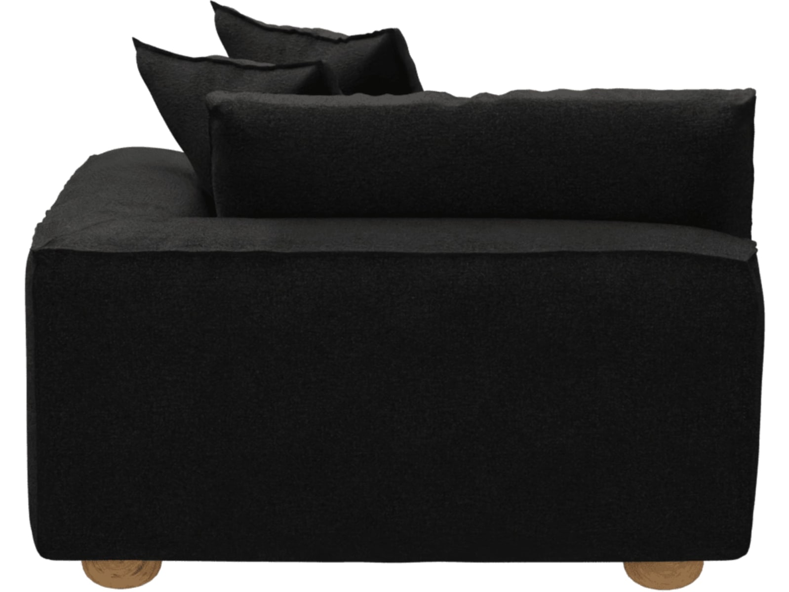 Tully California Charcoal Right Arm Facing Chair Module color California Charcoal