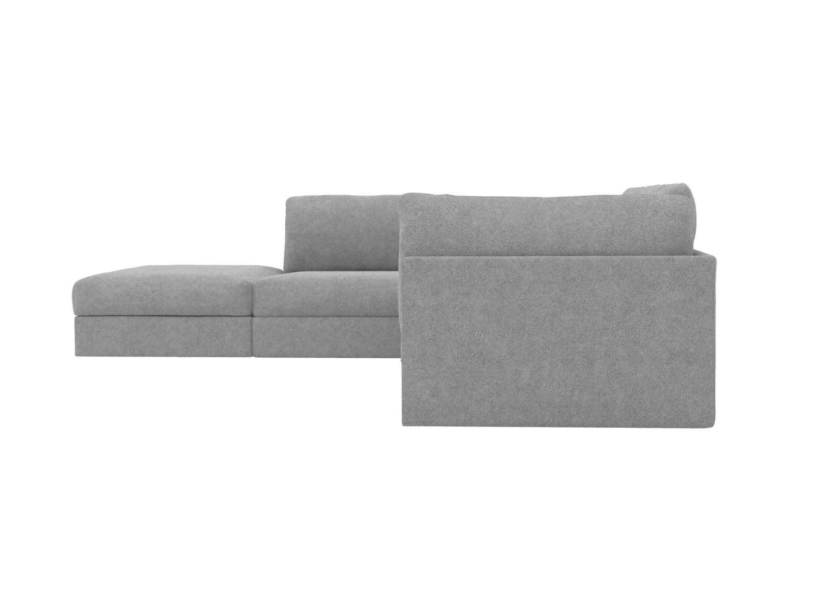 Finley California Slate Modular Sofa - 5 Seater LAF Terminal color California Slate