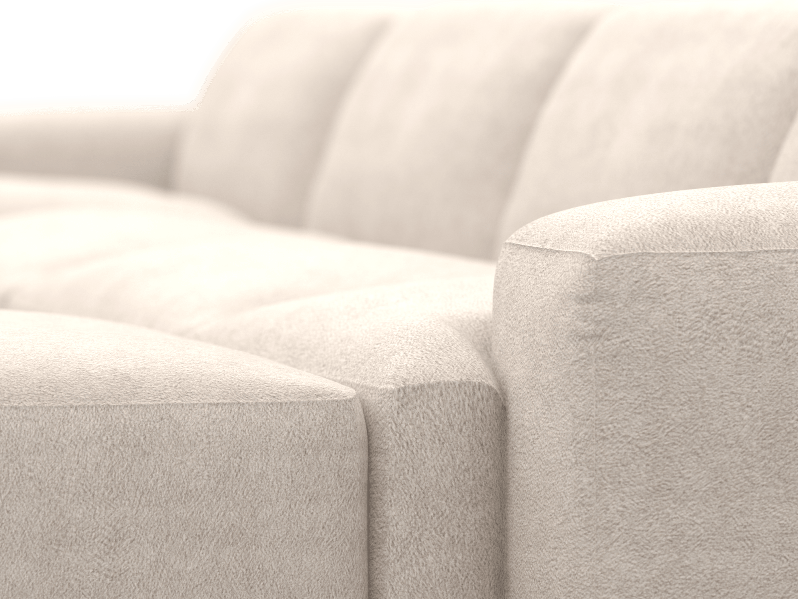 Copenhagen Noa Desert Chaise Sofa - 5 Seater U Shaped Modular color Noa Desert