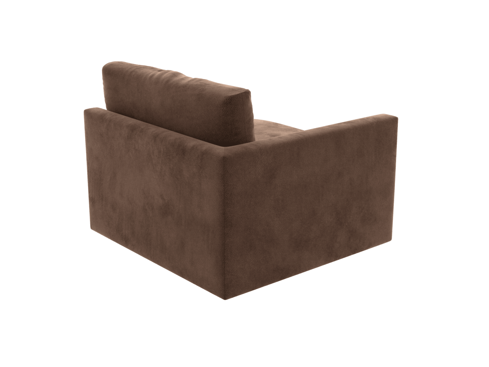 Haven Muse Chocolate Left Arm Facing Sofa Module color Muse Chocolate