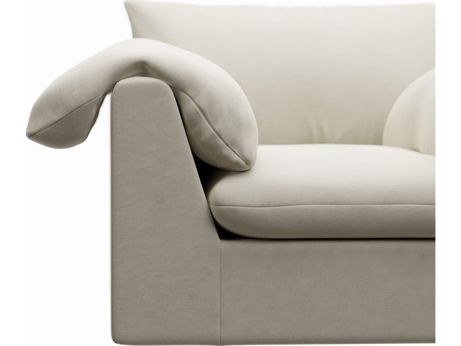 Ludlow Muse Flax Armchair color Muse Flax