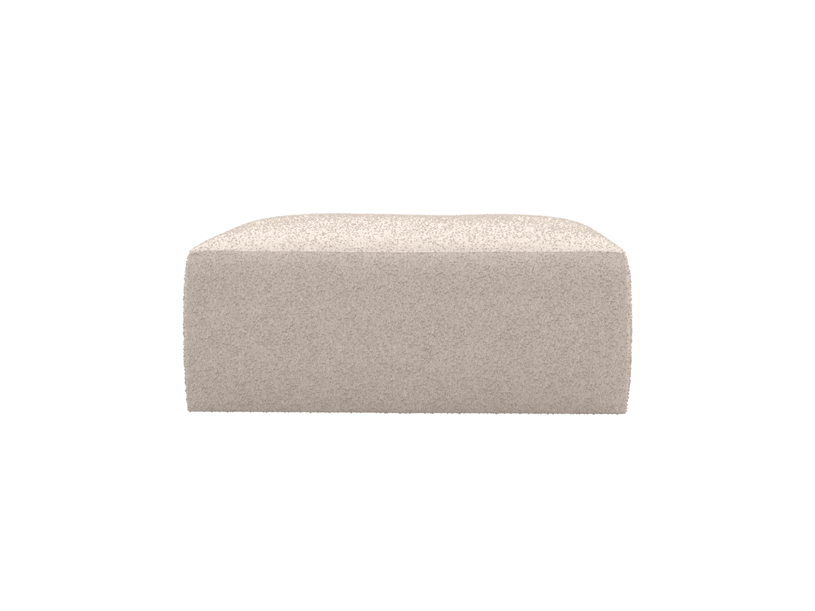 Copenhagen Boucle Pumice Ottoman color Boucle Pumice