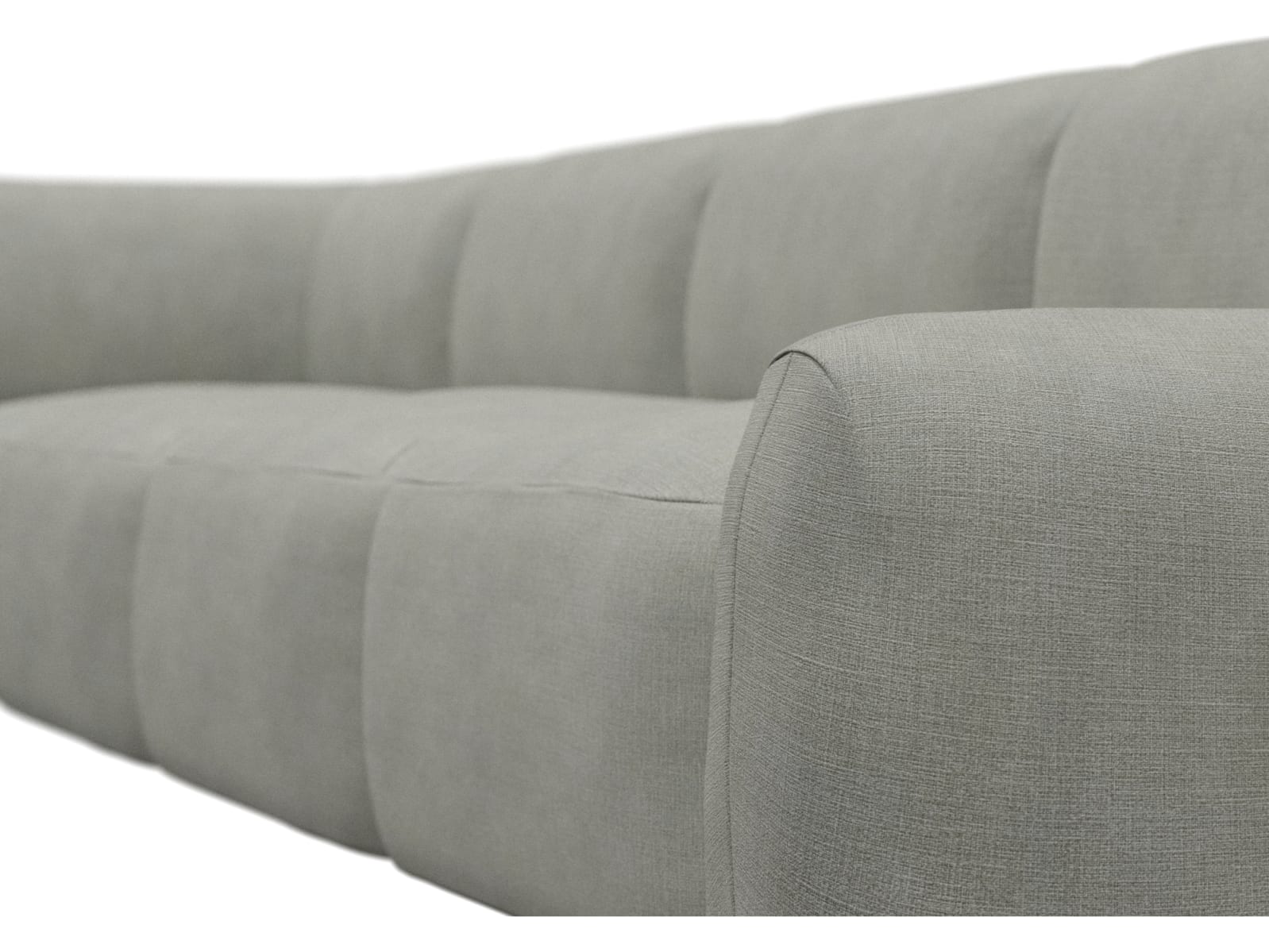 Beckett Toorak Pebble Modular Sofa - 7 Piece color Toorak Pebble