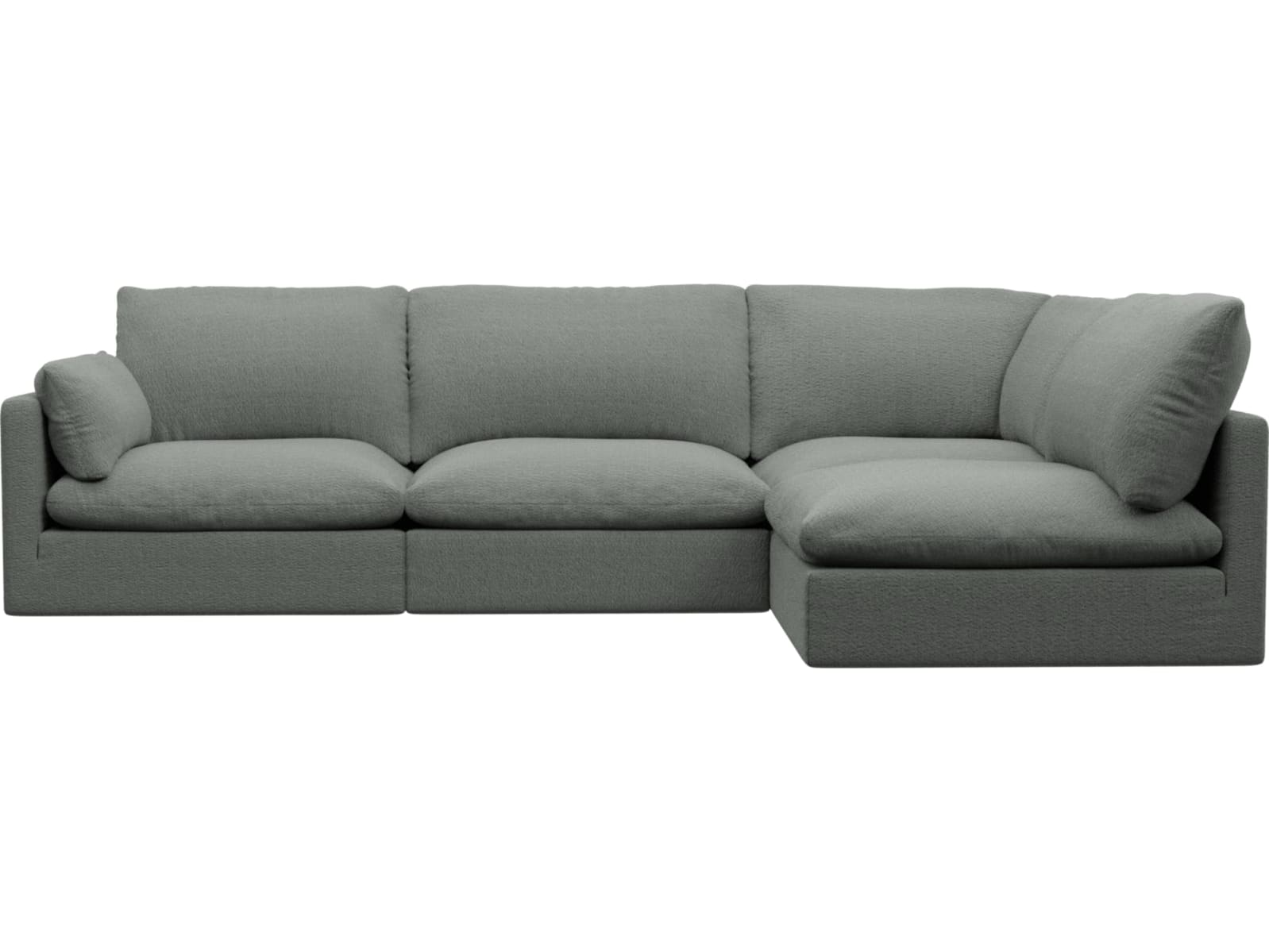 Willow Tribute Storm Corner Sofa - 4 Seater RAF Terminal color Tribute Storm