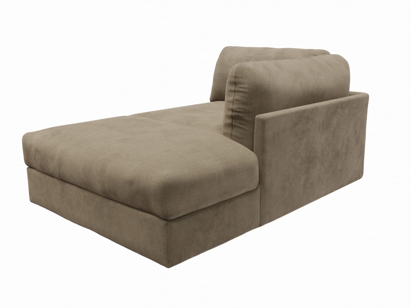 Finley Tribute Walnut Right Arm Facing Chaise Module color Tribute Walnut