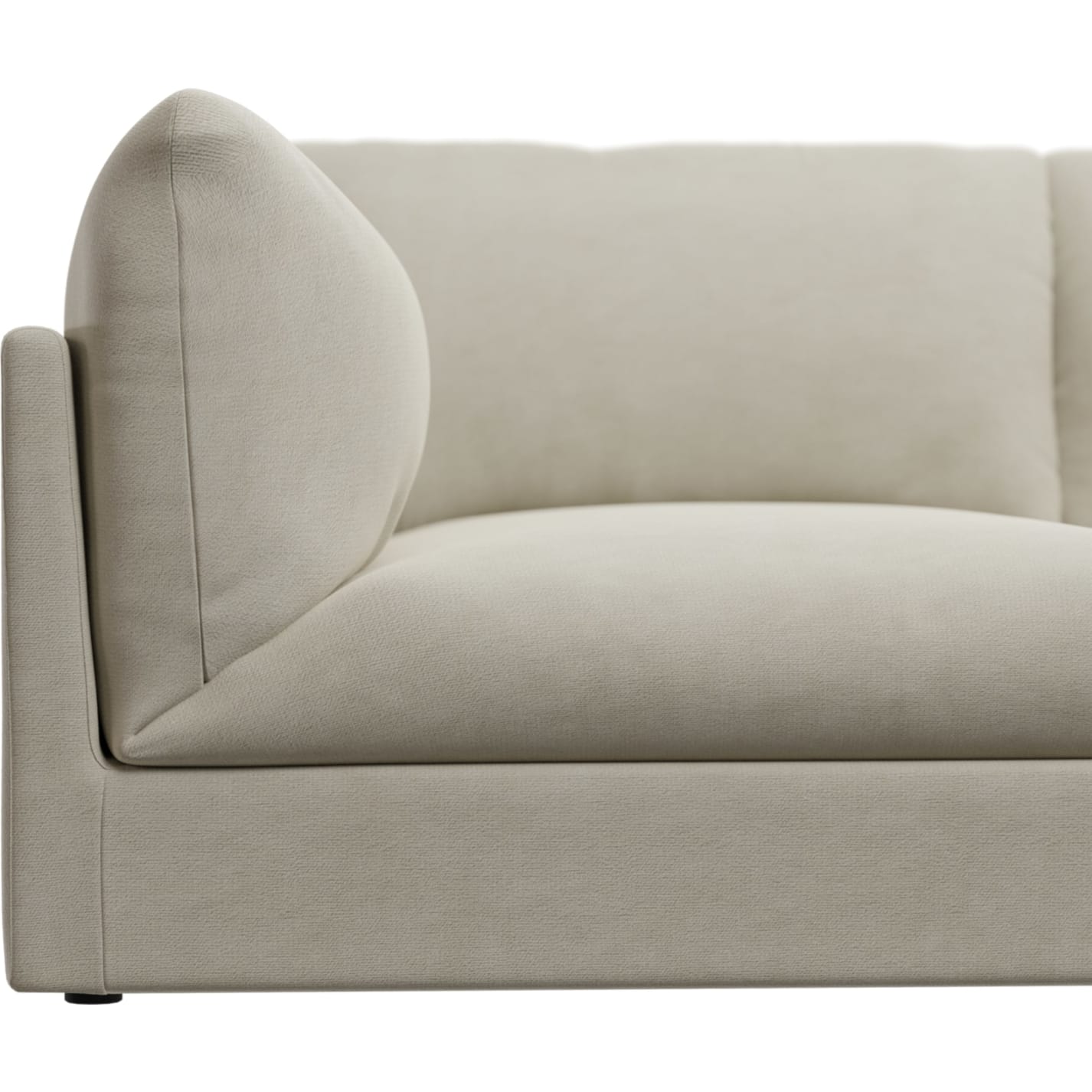 Finley Muse Flax Modular Sofa - 4 Seater color Muse Flax