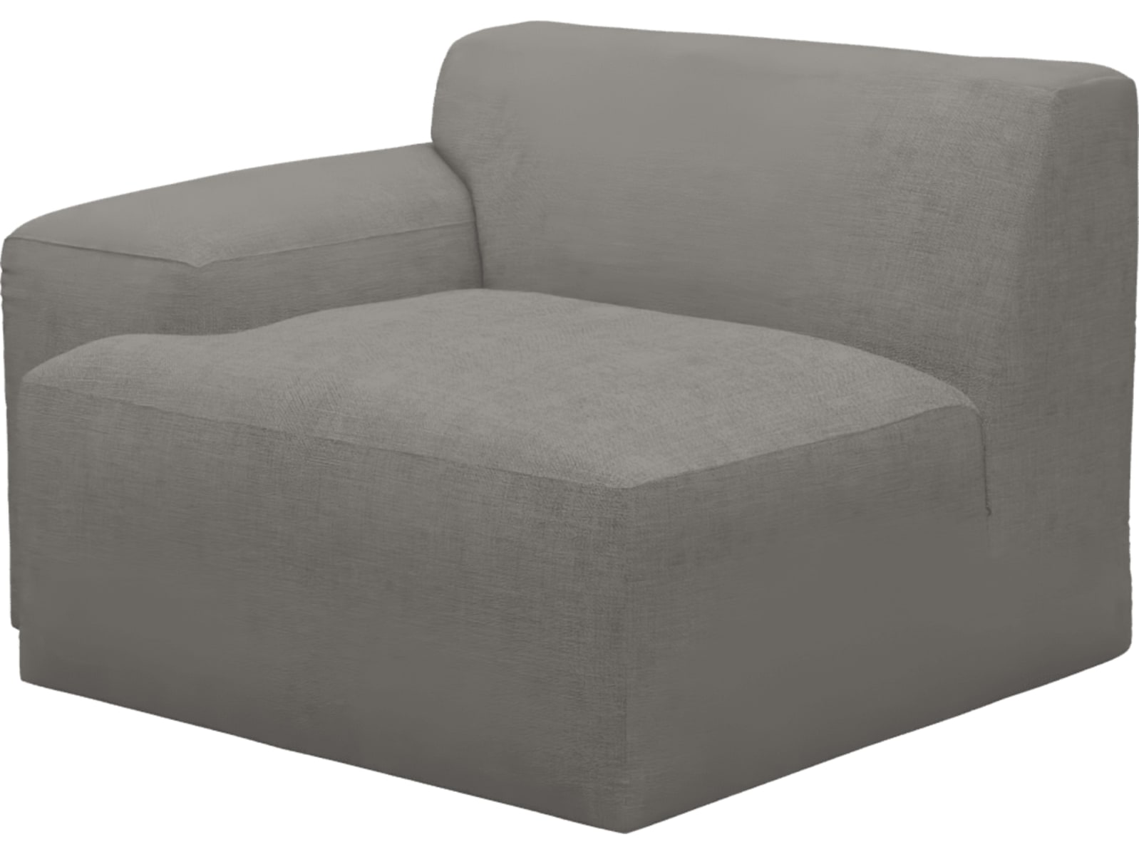 Copenhagen Isla Soft Grey Left Arm Facing Sofa Module color Isla Soft Grey