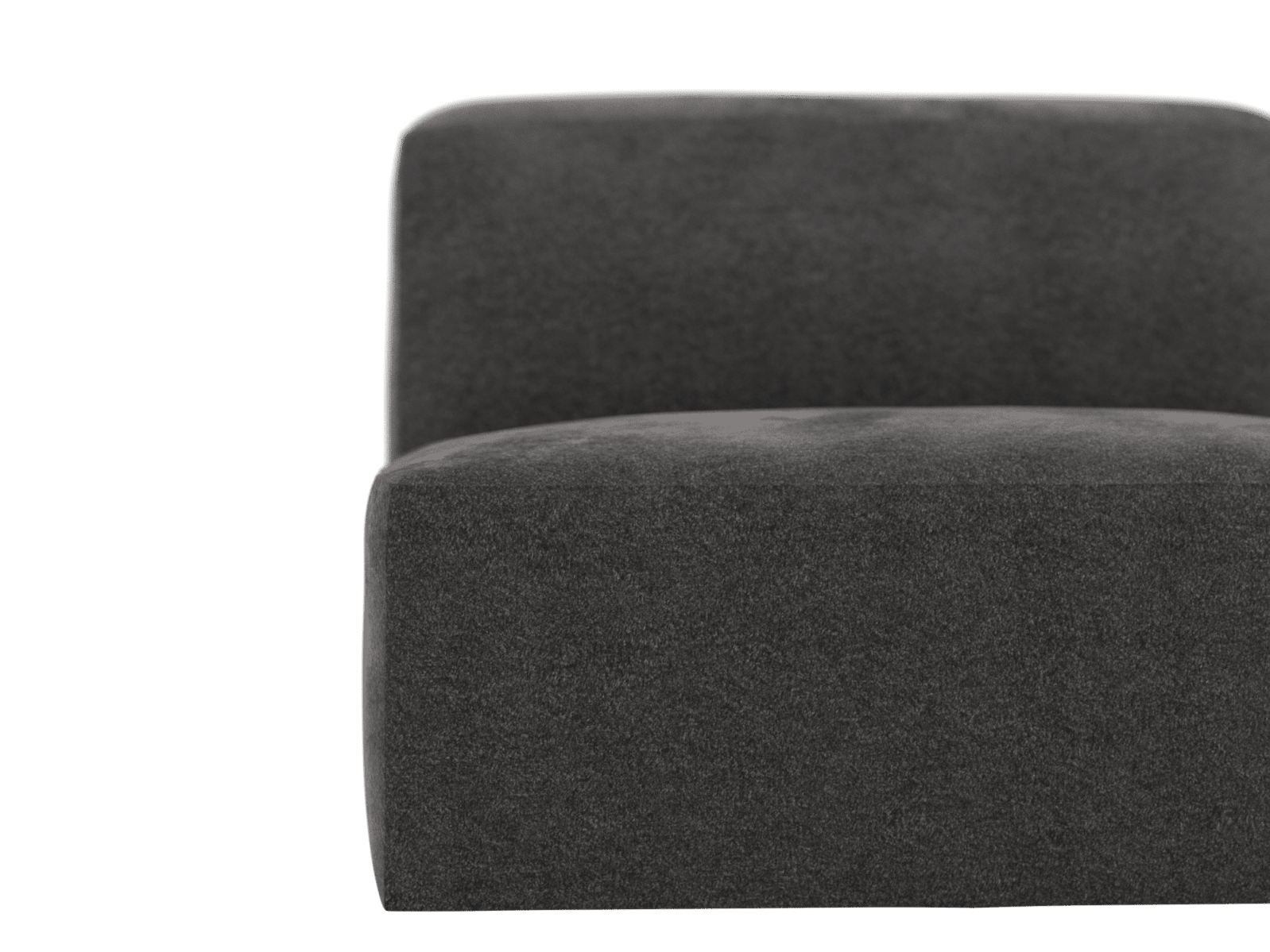 Copenhagen California Charcoal Armless Chair Sofa Module color California Charcoal