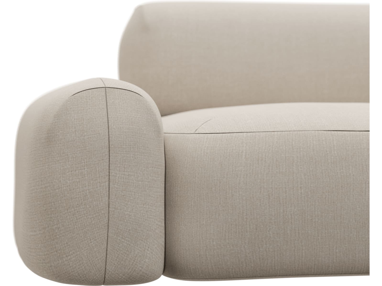 Beckett Santa Fe Sand Modular Sofa - 3 Seater color Santa Fe Sand