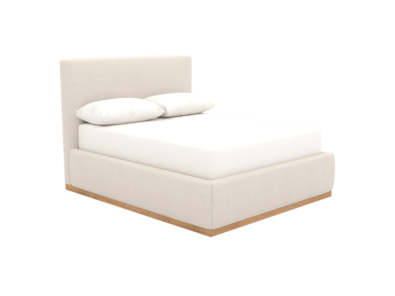 Haven Gas Lift Bed View Cream Queen color View Cream
