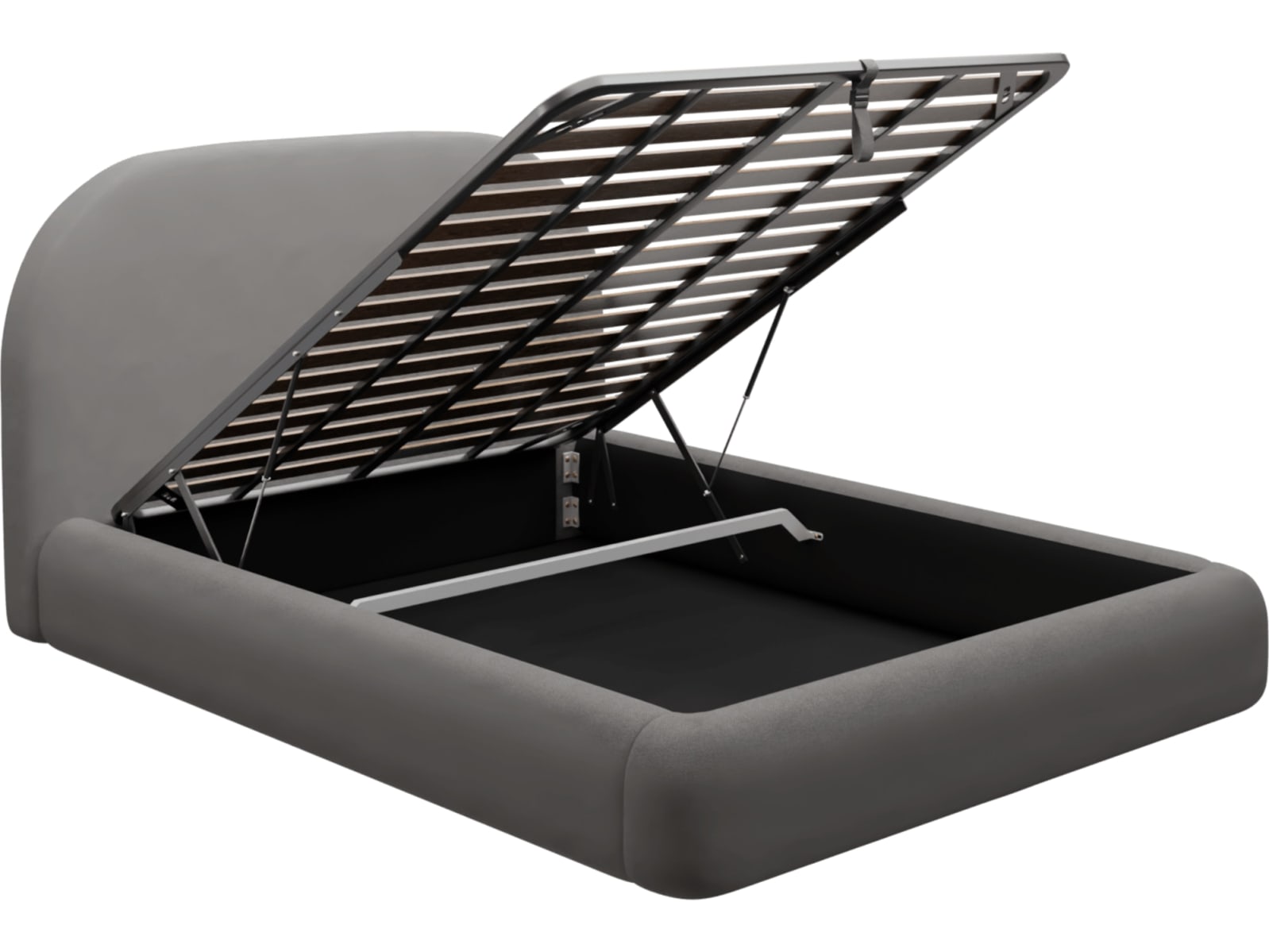 Capri Gas Lift Bed California Slate color California Slate