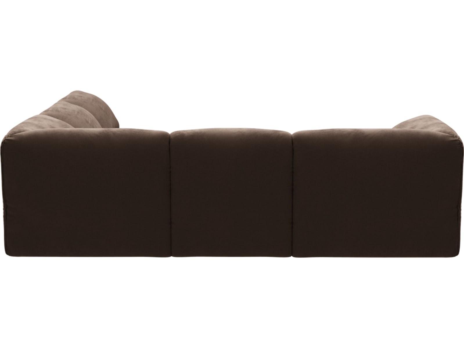 Kai Muse Chocolate Modular Sofa - 5 Seater color Muse Chocolate