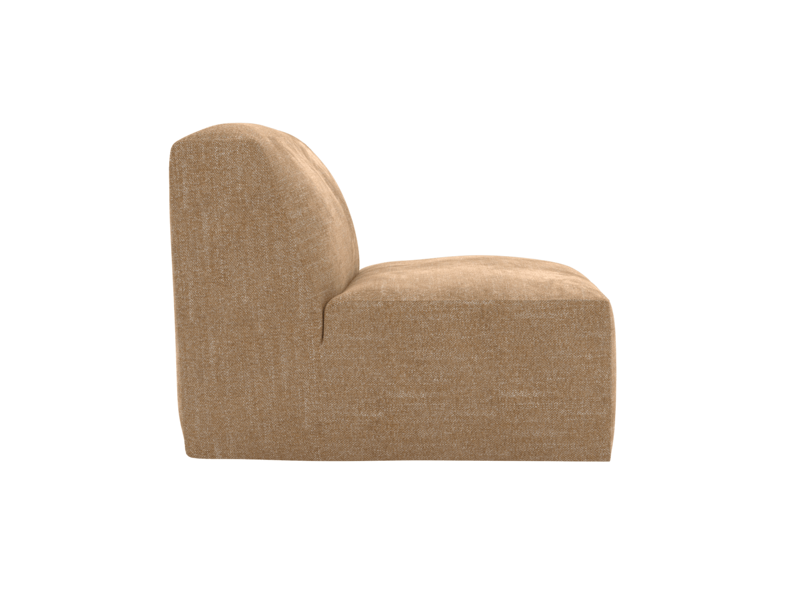 Copenhagen Avon Honey Armless Chair Sofa Module color Avon Honey