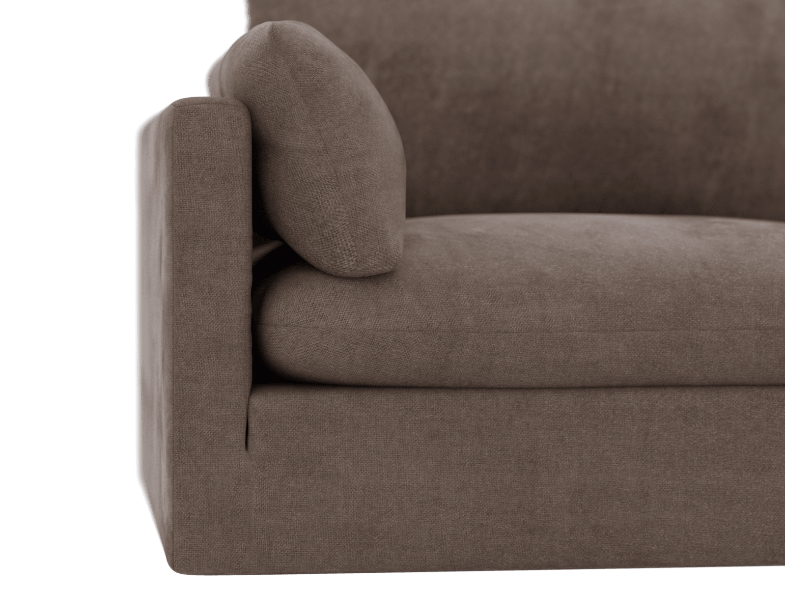 Willow Muse Mink Modular Sofa - 4 Seater color Muse Mink