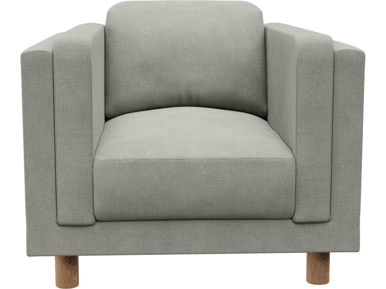 Hayes Toorak Pebble Armchair color Toorak Pebble