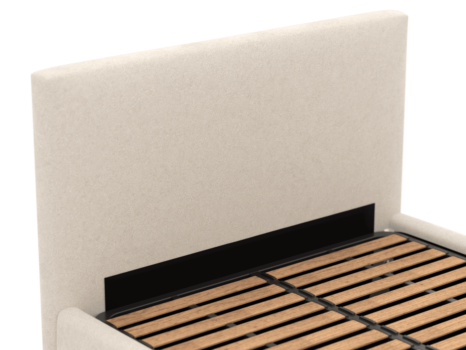 Haven Gas Lift Bed Muse Flax King Single color Muse Flax