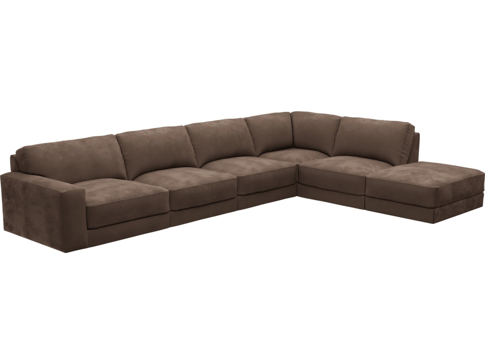 Monica Muse Chocolate Sofa - 6 Seater RAF Terminal color Muse Chocolate