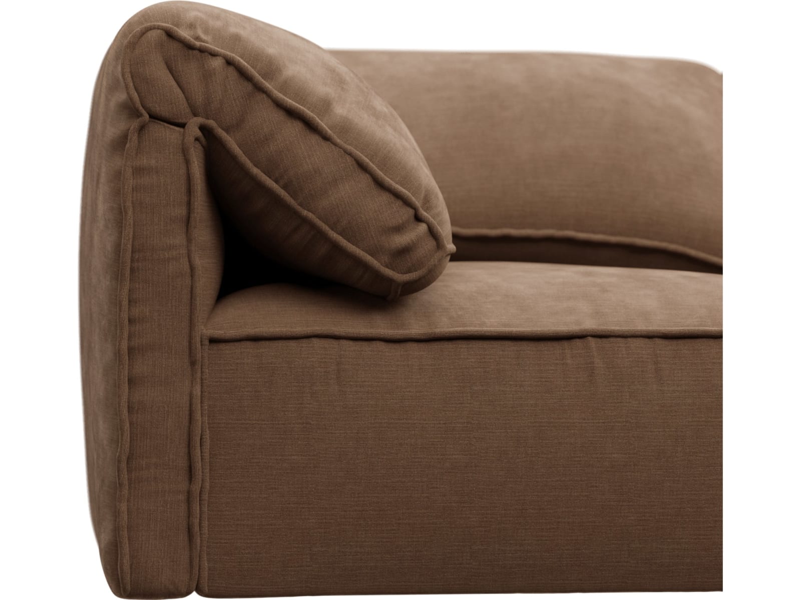 Kai Tribute Chestnut Modular Sofa - 4 Seater color Tribute Chestnut
