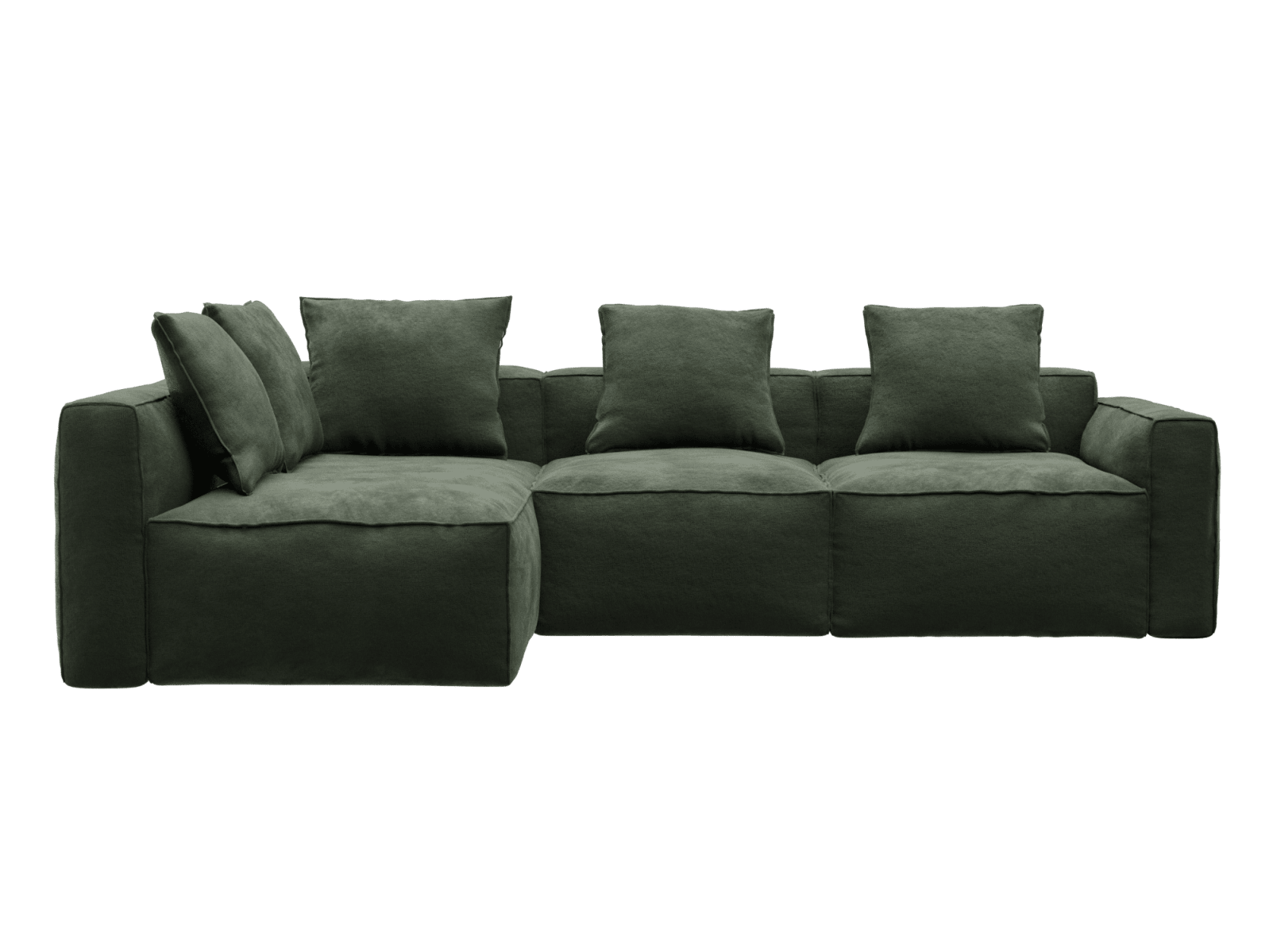Riley Apt Muse Forest Corner Sofa - 4 Seater LAF Terminal color Muse Forest