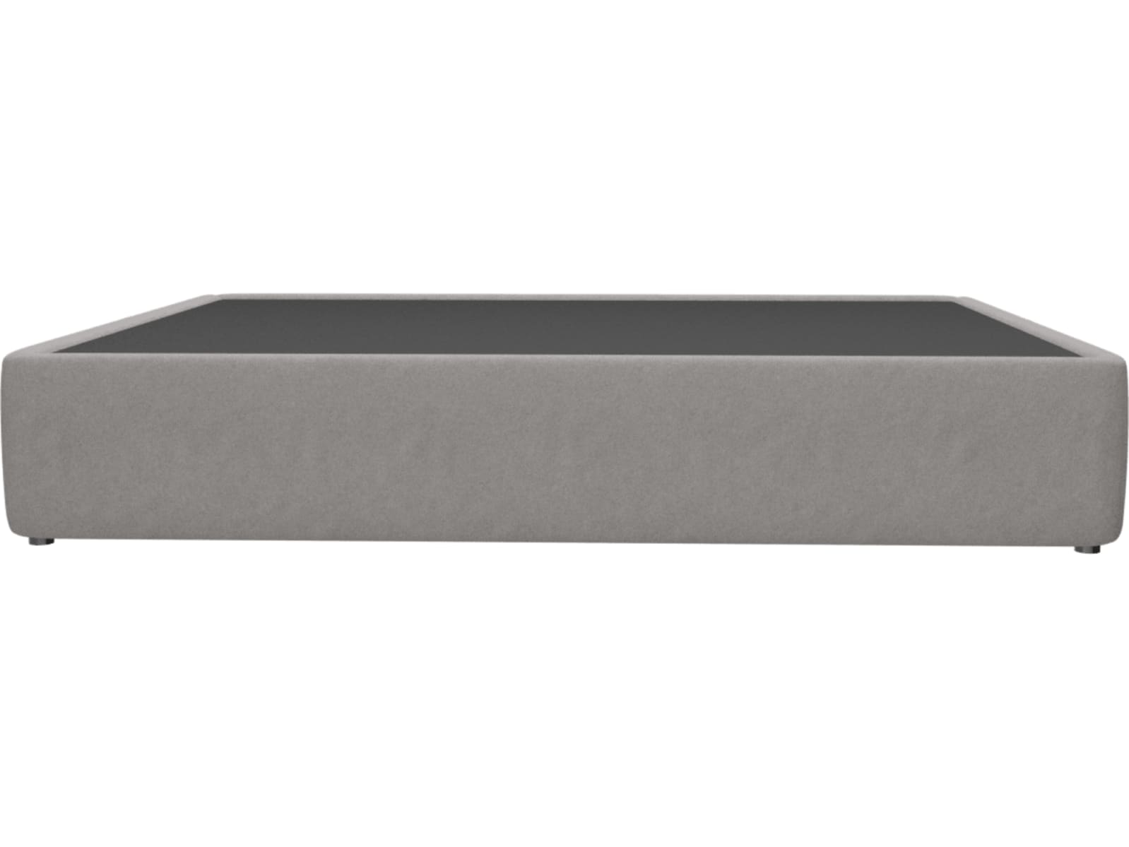 Leo Bed Base View Steel color View Steel