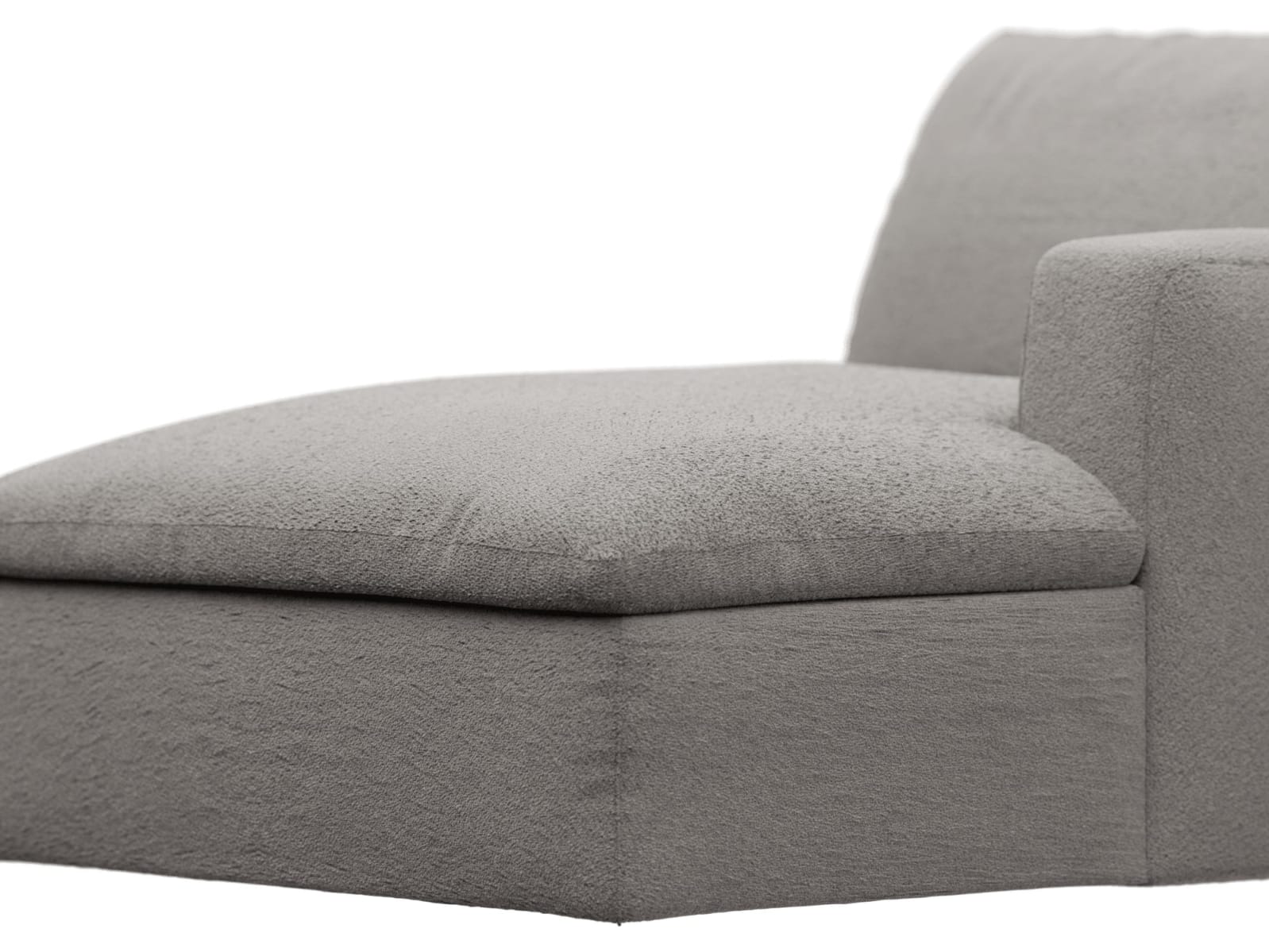 Cloud Deep Chaise Right Module Boucle Pumice color Boucle Pumice