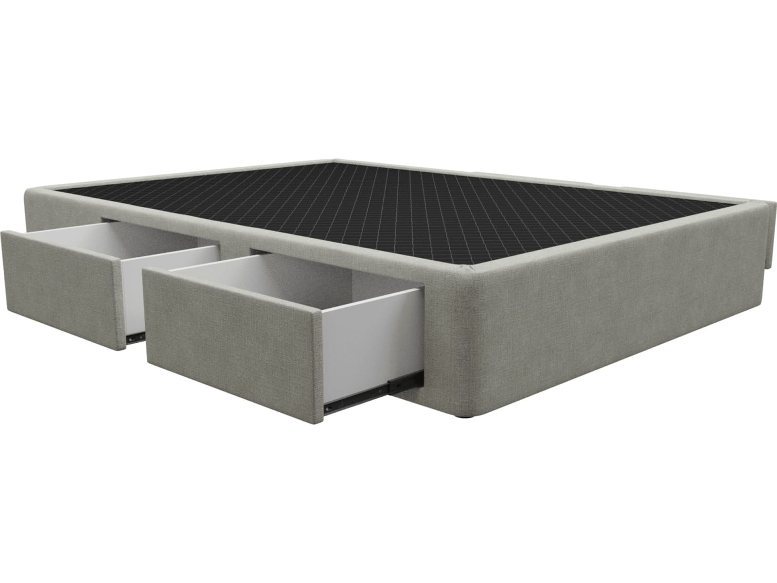 Zenith Storage Drawer Bed Base Toorak Pebble color Toorak Pebble