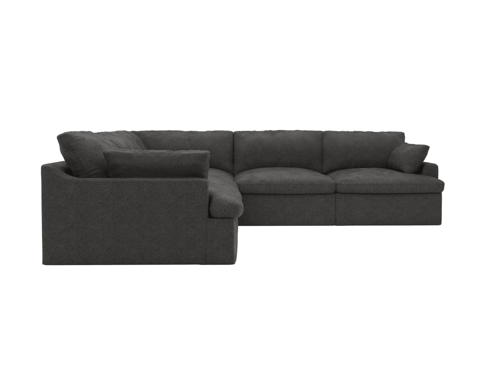 Retreat California Charcoal Corner Sofa - 5 Seater color California Charcoal