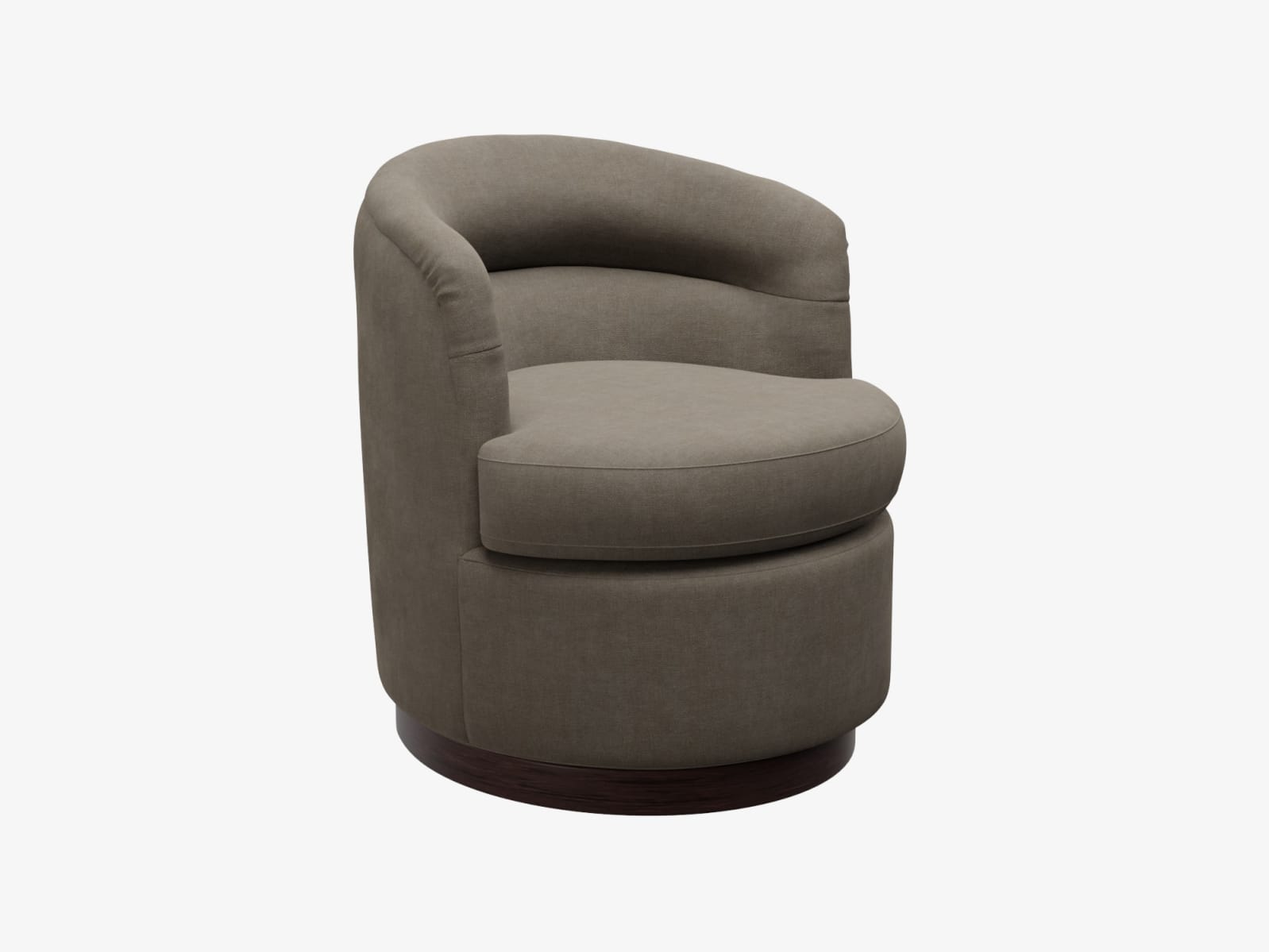 Penelope Swivel Chair Muse Mink color Muse Mink