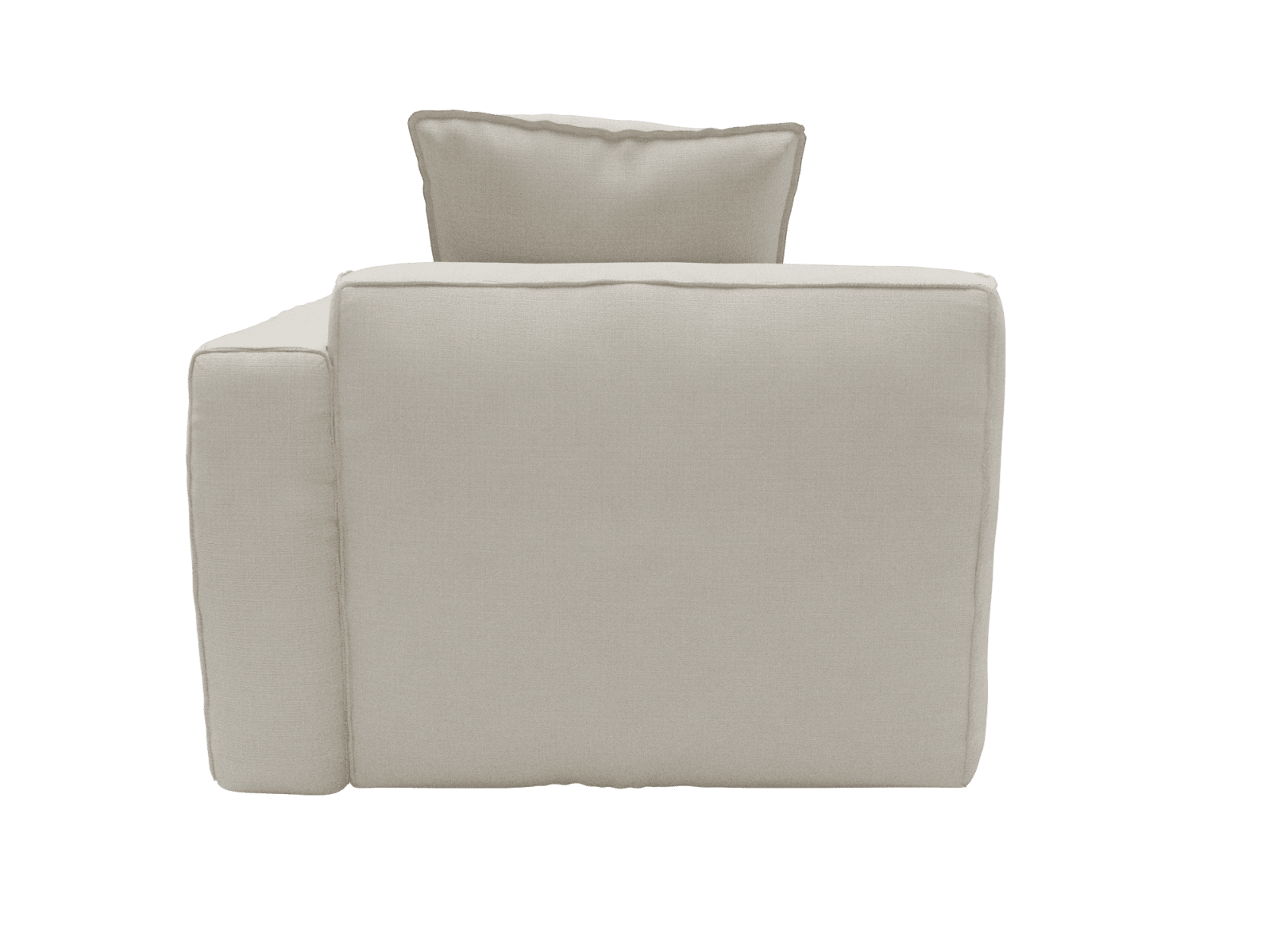 Riley Apt Toorak Pearl Chaise Right Arm Facing Sofa Module color Toorak Pearl