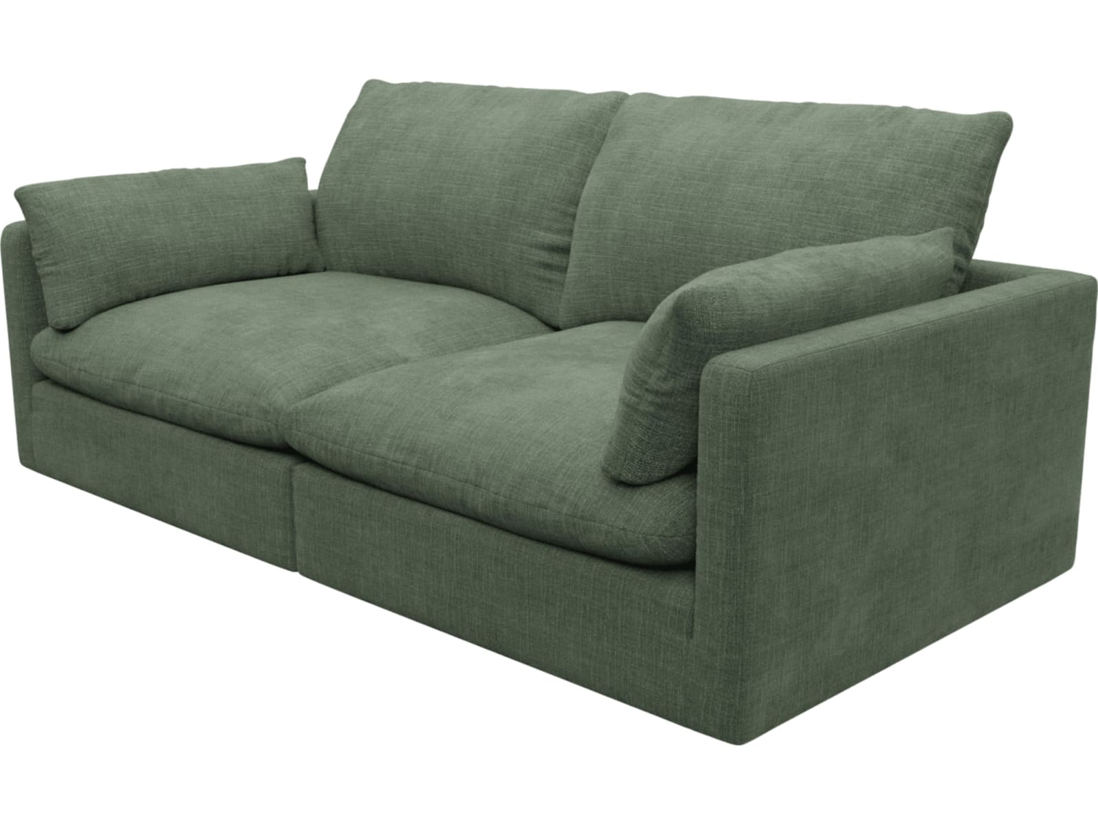 Willow Tribute Dark Jade Modular Sofa - 2 Seater color Tribute Dark Jade