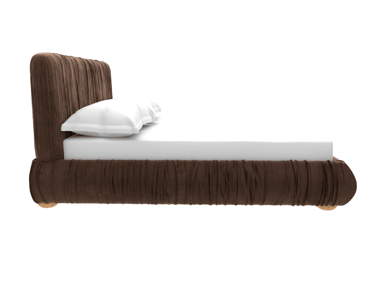 Gracie Bed Frame Muse Chocolate color Muse Chocolate