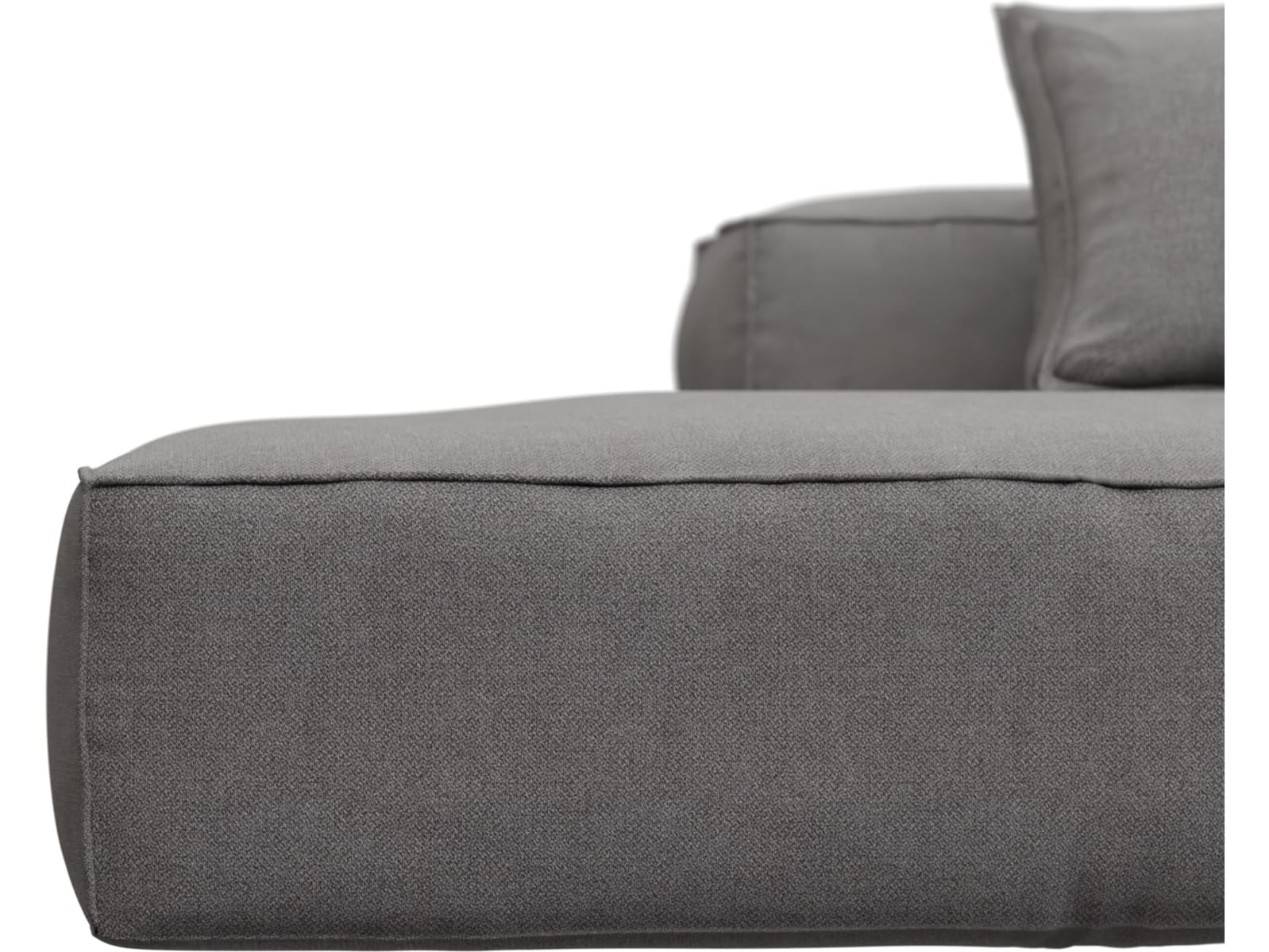 Riley California Slate Modular Sofa - 1x Arm, 3x Armless, 1x Left Terminal color California Slate